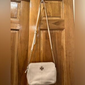 Blush pink Tory Burch cross body purse